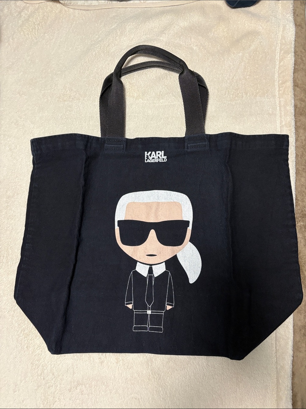 Karl Lagerfeld black tote bags - Picture 1 of 2